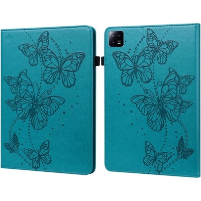 Vsetkonamobil 60092 ART BUTTERFLIES Zaklápacie puzdro Xiaomi Pad 6 / Pad 6 Pro modré