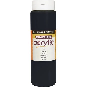 Image 1 of Daler-Rowney Graduate АКРИЛНА боя Black 500 ml 1 бр (123500026)