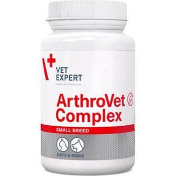 VetExpert ArthroVet Complex Small Breed twist-off - за превенция и възстановяване на ставите и ставните хрущяли при котки и кучета от малки породи- 60 капсули