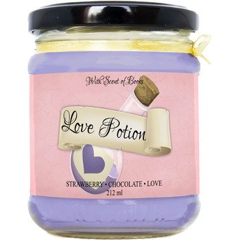Image 1 of With Scent of Books Ароматна свещ - Love potion, 212 ml (LOVE POTION 212 ml)