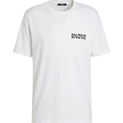 Balmain Mirror Logo Bílá