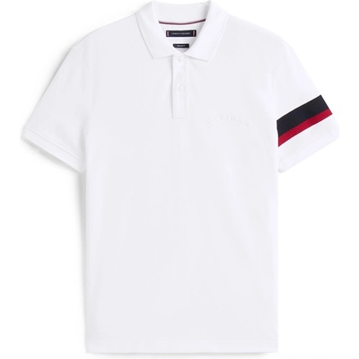 Tommy Hilfiger Блуза с яка Tommy Hilfiger Men's Breathable Short Sleeve Polo Shirt - White YBR