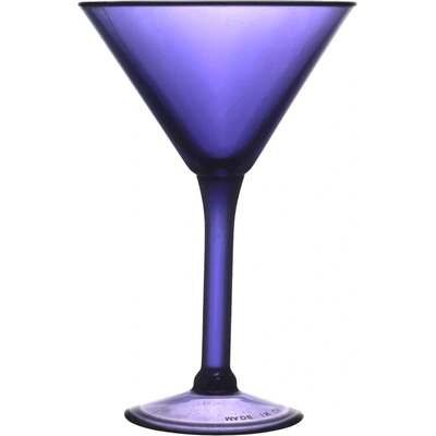 Intesi Sky koktejlová sklenice z plastu fialová moderní na drinky 240 ml