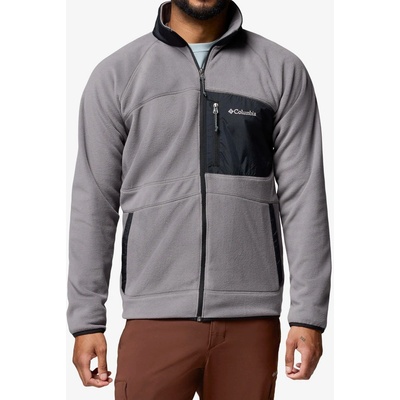 Columbia FAST TREK OVERLAY FULL ZIP fleecová mikina šedá