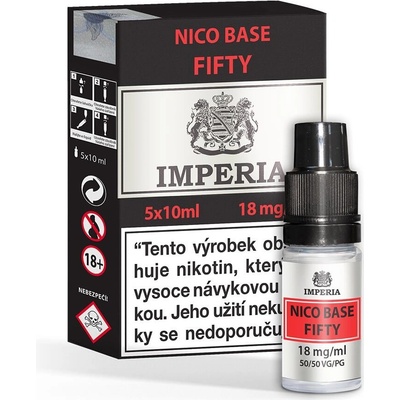 IMPERIA Nico Base FIFTY PG50/VG50 18mg 5x10ml