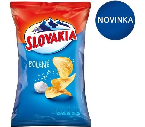 Slovakia chips solené 130 g