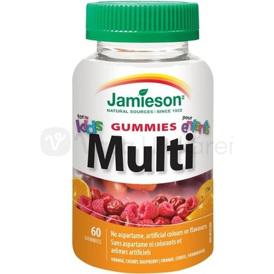 Jamieson Multi Kids Gummies želatínové pastilky 60 pastiliek
