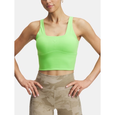 Under Armour Дамски потник Under Armour Pjt Rck Fitted Bra Tank Under Armour | Zelen | ЖЕНИ | XS