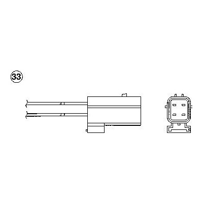 Lambda sonda NGK OZA527-E9