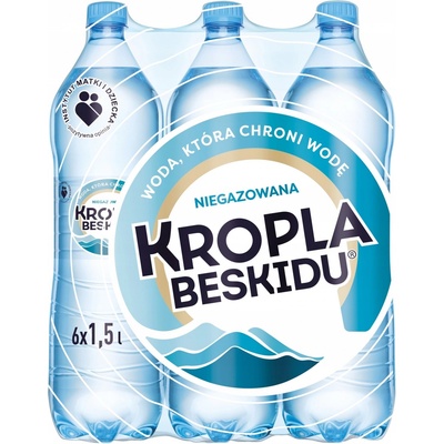 Kropla Beskidu Přírodní neperlivá minerální voda 6 x 1,5 l
