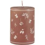 Unipar Кафява свещ , време на горене 30 ч. Fleur - Unipar (Fleur Terracotta Pillar 60x70)