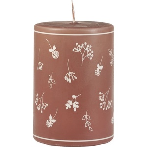 Unipar Кафява свещ , време на горене 30 ч. Fleur - Unipar (Fleur Terracotta Pillar 60x70)