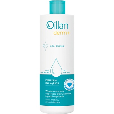 Oillan Derm+ Bath Emulsion emulzia do kúpeľa pre deti od narodenia 400 ml