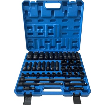 HAWEK Вложки ударни 1/2" 8-32 мм шестостен hawek hw-2053, 43 части (hw-2053)