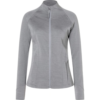 super. natural Дамско вълнено яке super. natural Women's Movement Jacket Merino jacket - Cashmere Grey Melange / Jet Black - размер XL (105-5962-0315)
