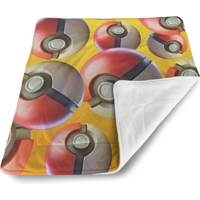 Sablio Detská deka pre bábätko Pokemon ball Pattern