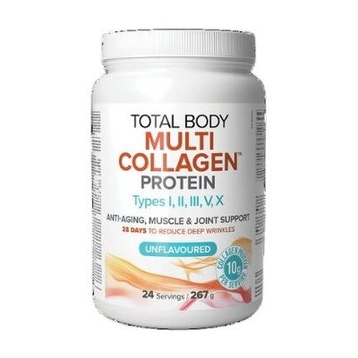 Natural Factors Mулти колаген (говежди, рибен и пилешки) | Total Body Multi Collagen, 267 g, прах (2645 NF)