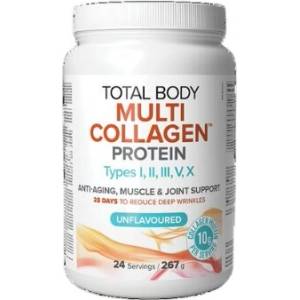 Natural Factors Mулти колаген (говежди, рибешки и пилешки) - Total Body Multi Collagen, 267 g прах Natural Factors (2645 NF)