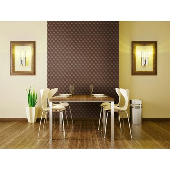 DIMEX ART s. r. o Луксозна флизелинова тапета кафяви 3d кубчета вертикално