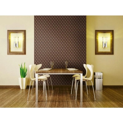 DIMEX ART Луксозна флизелинова тапета кафяви 3d кубчета вертикално