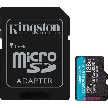 Image 1 of Kingston microSDXC Canvas Go Plus 128GB A2/U3/V30 (SDCG4/128GB)