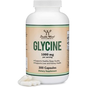 Double Wood Supplements Glycine/ Глицин, 300 капсули Double Wood (00769 DW)