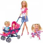 Simba Toys Детската стая на Стефи - Baby World с три бебета