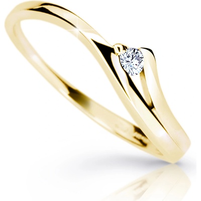 Cutie Jewellery gold dámský prsten Z6818 1718 ze zlata se zirkonem Žlutá
