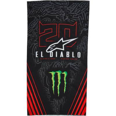 Alpinestars nákrčník FQ20 Monster černá/červená fluo/modrá/zelená