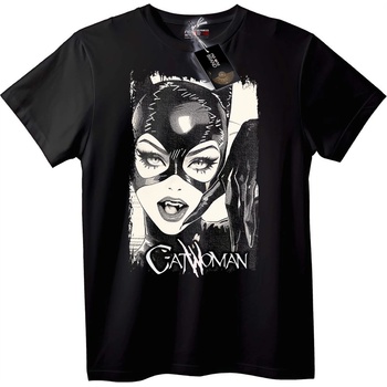 NOONEBRAND Тениска Catwoman Комикс - 4XL, White