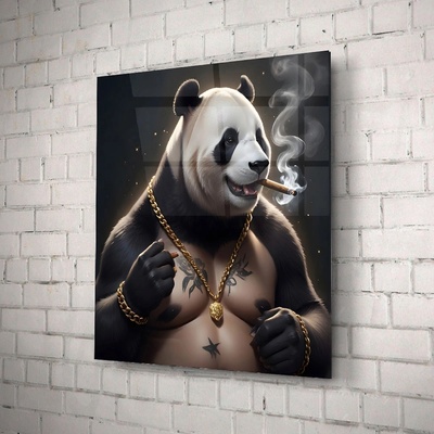 Art gift Стъклено АРТ пано - Силата на Пандата