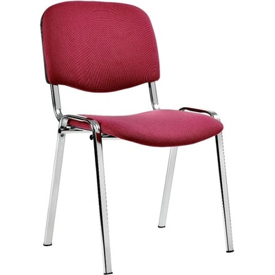 Antares Посетителски стол Antares TAURUS ТC TNT, до 120кг, дамаска, хромирана основа, бордо (TAURUS-TC-TNT-C29)