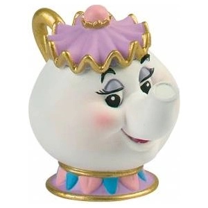 BULLYLAND Disney Beauty and the Beast Mrs. Potts figure 10cm