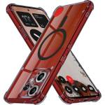Techsuit Калъф за Nothing CMF Phone 2 Pro - Techsuit - Удароустойчив Clear Silicone MagSafe - Опушено Черен (KF2351388)