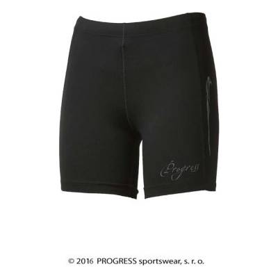 Progress dámské běžecké kraťasy Kengura shorts černá