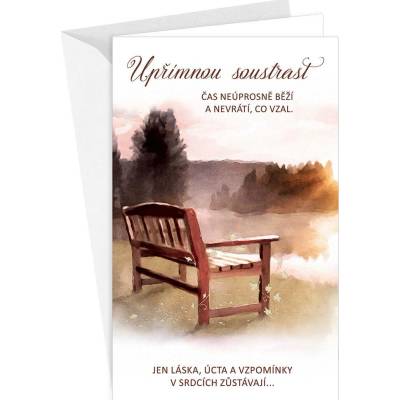ARGUS Kondolence Úpřimná soustrast 14-634c