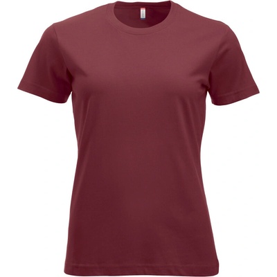 CLIQUE Tričko New Classic T Women krátký rukáv dámské COT67936137000 burgundy