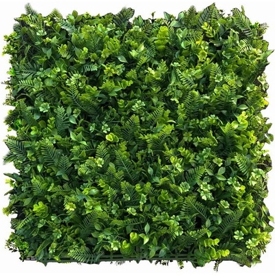 Umělý živý plot MIX ROSTLIN 4 PREMIUM, 4ks dílce 50x50cm, plocha 1m2