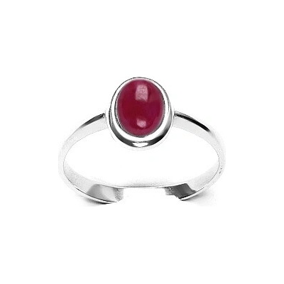 Čištín stříbrný přírodní rubín AA+ T 1355