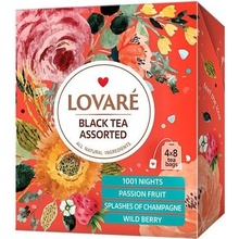 LOVARÉ Kolekce čajů Black Tea Assorted 32 sáčků