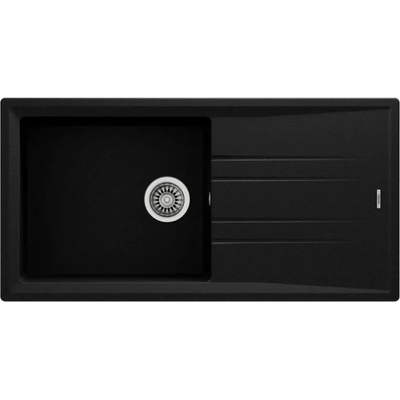 Teka Stone 60 L-TG ЧЕРЕН МЕТАЛИК (М. 1020. ЧМ), Гранитна мивка, обръщаема, за шкаф 60 см (М.1020.ЧМ)