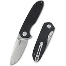 KUBEY Belus Pocket Knife, Black G10 Handle KU342A