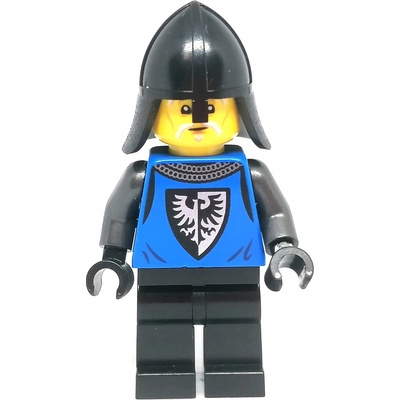LEGO® LN1658 NOVÁ MINIFIGURKA RYTÍŘ S ORLICÍ V ČERNÉ HELMICI
