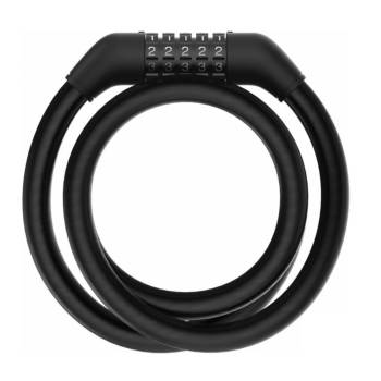 Image 1 of Xiaomi Кабелна ключалка Xiaomi за скутери и велосипеди, 5 цифри, Стомана, BHR6751GL, Черно (BHR6751GL)