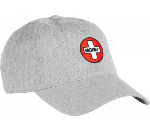 BONES BONES BEARINGS DAD CAP Gray