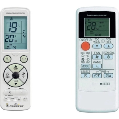 General Mitsubishi msz-dm35va, msz-dm25va, msz-hj25va, msz-hj35va, msz-hj50va, msz-hr50vf - луксозно с подсветка дистанционно управление (msz-dm35va, msz-dm25va, msz-hj25va, msz-hj35va, msz-hj50va, msz-hr50vf)