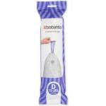Brabantia Торбички за кош Brabantia PerfectFit Sort&Go/Built-In 647036, Размер D, 15-20 л, 20 броя, Бял (647036)