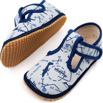 Beda Barefoot papučky širšie W stars