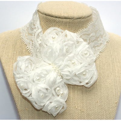 Fashion Jewerly - Krajková čelenka s perličkami (více barev) 445