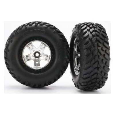 Traxxas koleso 2.2/3.0" disk SCT saténový-čierny pneu SCT 2 2WD predný